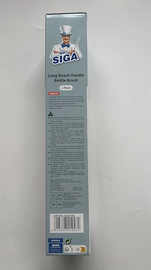 MR.SIGA Long Handle Bottle Brush, Flexible Scrub Brush - Image 8
