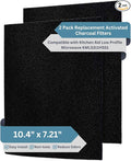 2-Pack Activated Carbon Charcoal Microwave Hood Filters by FreshHeadquarters
