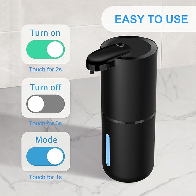 Automatic Liquid Soap Dispenser Bathroom Kitchen Dish Liquid Body Shampoo - Image 3
