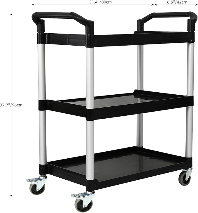 3-Tier Utility Rolling Cart - Image 6
