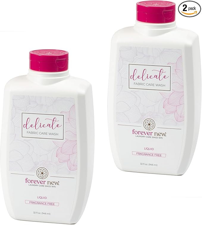 Forever New 32oz Liquid Unscented Fabric Care Wash 2 Pack Natural Laundry by FOREVERNEW