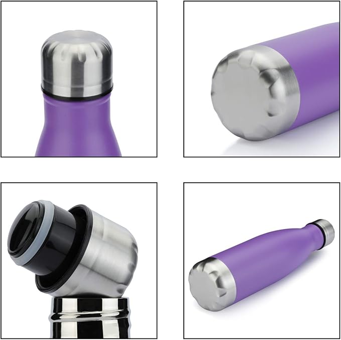 MEWAY 17oz Sport Water Bottle Vacuum Insulated Stainless Steel Leak-Proof - Image 6
