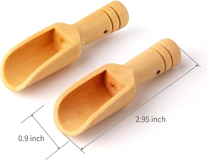 12pcs Mini Wooden Spoons，Mini Bamboo Spoons - Image 2