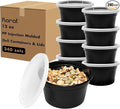 Karat [12oz - 240 ct Black PP Injection Molded Round Deli Containers by Karat