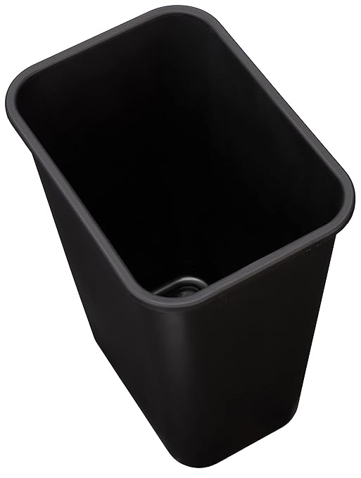 Amazon Basics Trash Can, Rectangular Commercial Office Wastebasket, 10 Gallon - Image 3