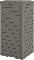 Outdoor Trash Can, 31 Gallon Garbage Can by LHBGO