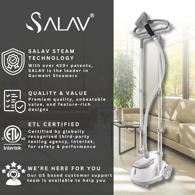 SALAV GS45-DJ Professional Upright Garment Steamer - Image 3