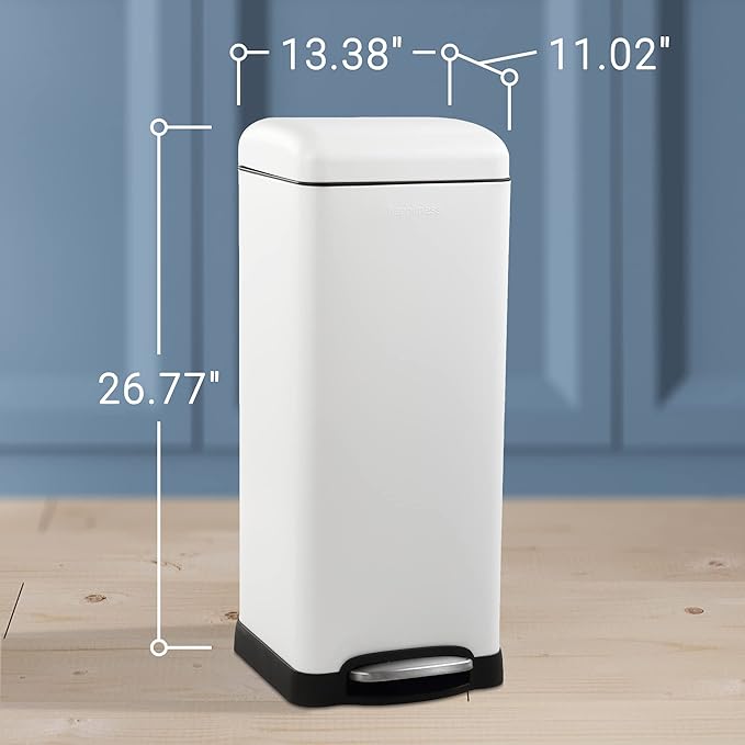 happimess HPM1007A Betty Retro 8-Gallon Step-Open Trash Can - Image 6