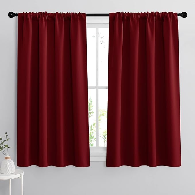 RYB HOME Blackout Curtains 63 inches Long by RYBHOME