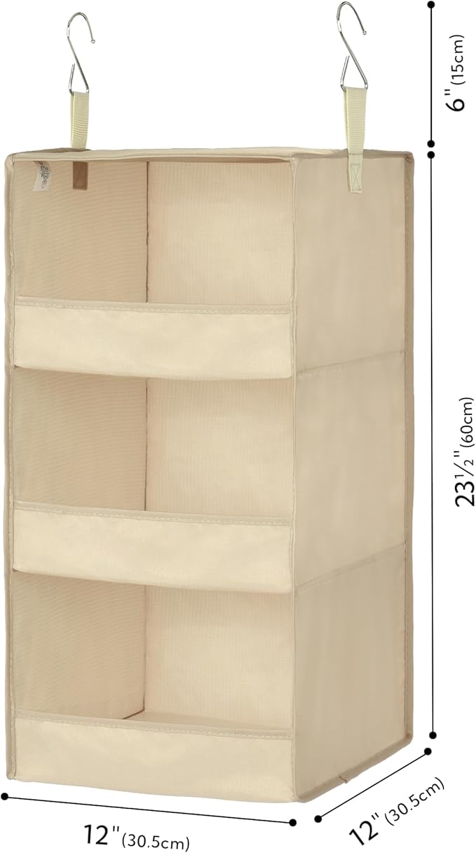 GRANNY SAYS 3-Shelf Hanging Closet Organizer, Closet Organizers and Storage - Image 3