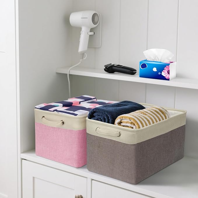 BALEINE 3 Pack Fabric Storage Bins - Image 5
