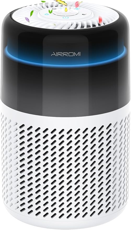 AIRROMI Air Purifier for Bedroom Home, HEPA Filter, Covers Upto 549 Ft² by AIRROMI