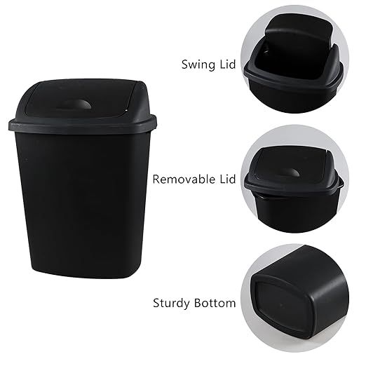 18 Gallon Plastic Garbage Bin - Image 3