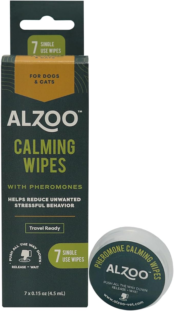 ALZOO Calming Wipes with Pheromones - Image 2