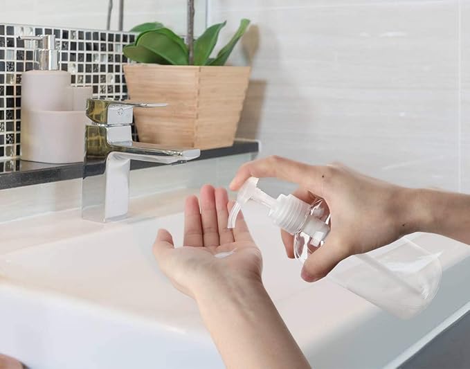 Yebeauty Soap Dispenser, 3 Pack 10oz/300ml Empty Refillable Pump Bottle Modern - Image 7