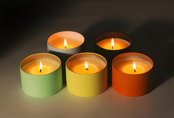 Candle Tins with Lids, 3 Wicks Containers 12 Pack 14oz/420ml Seamless Bulk - Image 7