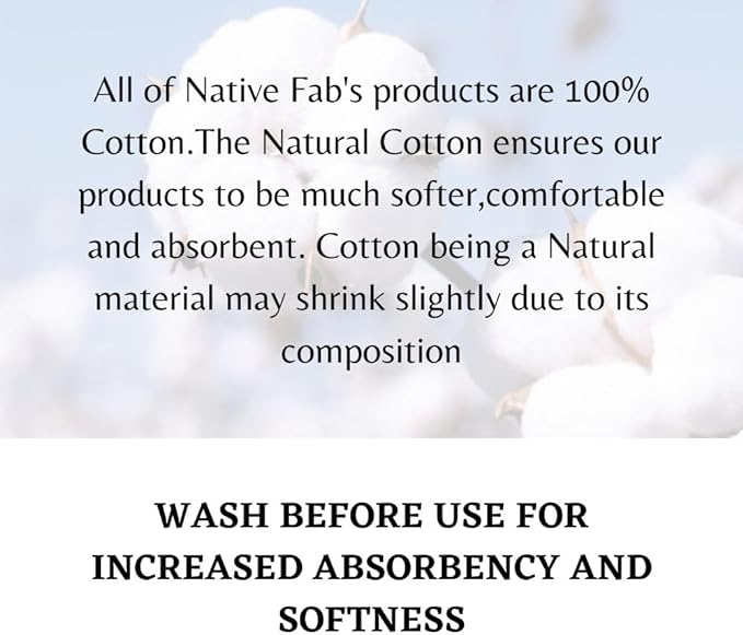 Native Fab Beige Gingham Kitchen Dish Towels 4 Pack 16"x26" - Image 8