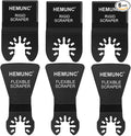 6 Oscillating Tool Scraper Blades Flexible Rigid Scraper Blade, by HEMUNC