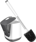 SetSail Toilet Brush and Holder, Self Closing Lid Toilet Bowl Brushes Holder by SetSail
