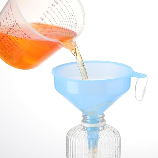 Honeydak 24 Pcs Multi-Purpose Plastic Funnels 4.7 Inch Wide Mouth Funnels - Image 2