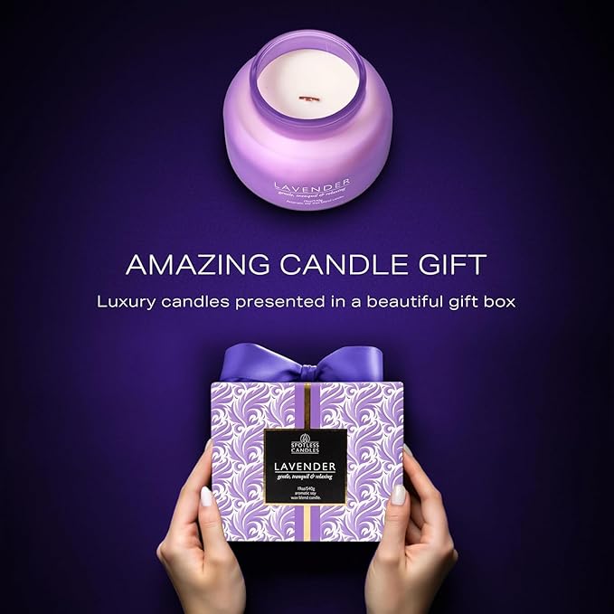 Lavender Candle 19oz Volcano Jar - Image 2