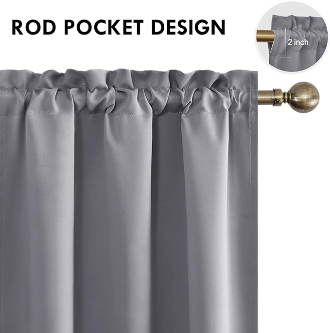 DWCN Blackout Curtains for Bedroom - Image 4