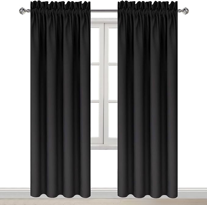 DWCN Blackout Curtains for Bedroom – Thermal Insulated Energy Saving Drapes for - Image 8