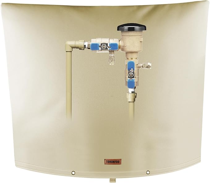 TOHONFOO Backflow Preventer Pipe Insulation Cover by TOHONFOO