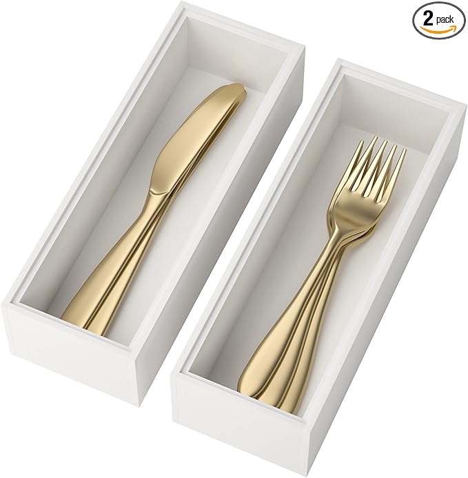 Utensil Organizer Silverware Drawer Organizer by Lixple