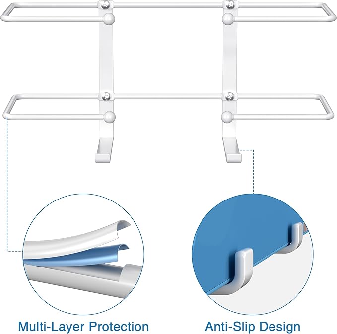 Glove Box Dispenser Wall Mount: White Holder Organizer - Image 7