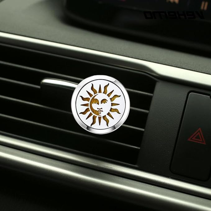 Sun Face Car Diffuser Vent Clip Aromatherapy Essential Oil Car Diffuser Vent - Image 4