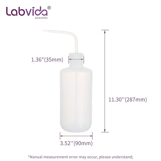 4 pcs of Plastic Squeeze Bottles, Lab Wash Bottle Squeeze Vol.1000ml 33.8oz - Image 7