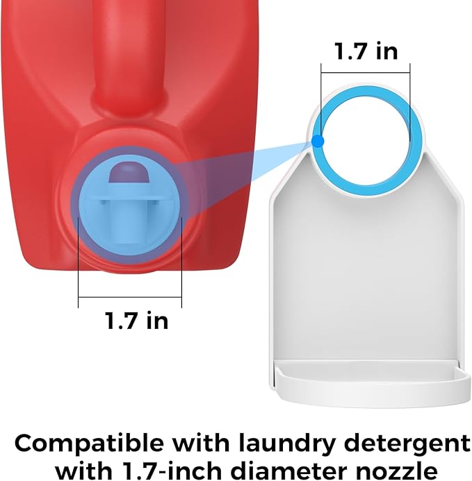 Laundry Detergent Dispenser Cup Holder & Nozzle Force-Saving Switch, Drip - Image 4