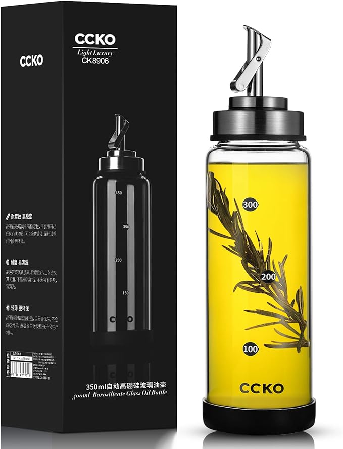 Glass Olive Oil Dispenser Bottle by CCKO