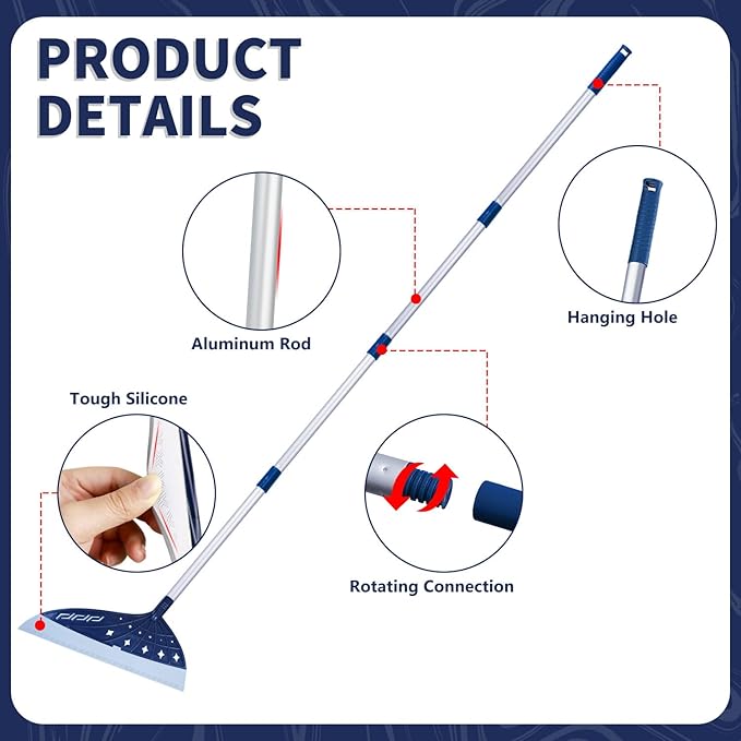 Magic Air Broom, Silicone Broom Floor Squeegee - Image 4
