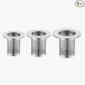 Hair Catcher Shower Drain, Bathtub Drain Cover, Deep Stainless Steel Sink by CNSZNAT