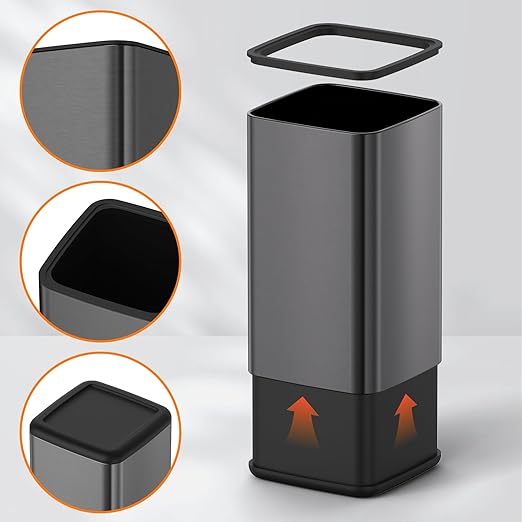Mbillion 4Gal/15L Open top Trash Can - Image 4