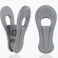 Grey Hanger Clips 50 PCS by TOFIIGREM