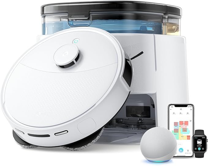 Lefant LiDAR Robot Vacuum and Mop, All-in-One Dock, 56-Day Self-Emptying by Lefant