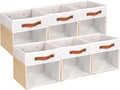 HNZIGE 11 Inch Foldable Fabric Storage Cubes by HNZIGE