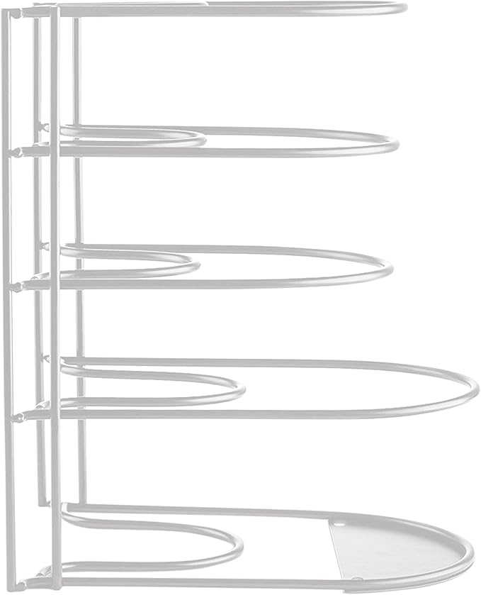 Heavy-Duty Pots and Pans Organizer | 5-Tier Cookware & Lid Storage Rack | - Image 9