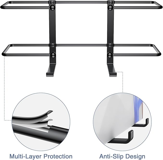 Glove Box Dispenser Wall Mount: Black Glove Holder Organizer - Image 8