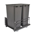 Rev-A-Shelf Pullout Dual Trash Cans by Rev-A-Shelf