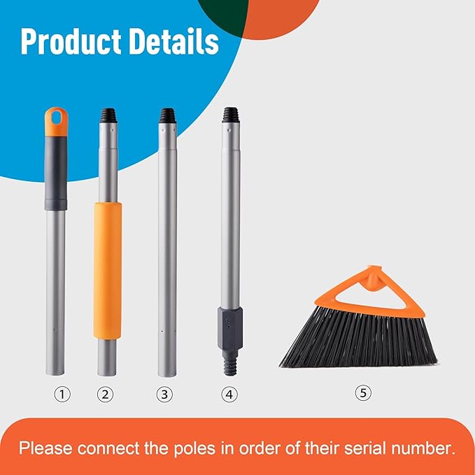 3 Pack Heavy Duty Outdoor Broom - Image 7