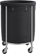 ELYKEN Laundry Hamper on Wheels, 23.6" Diameter 170L Large Capacity Laundry by ELYKEN