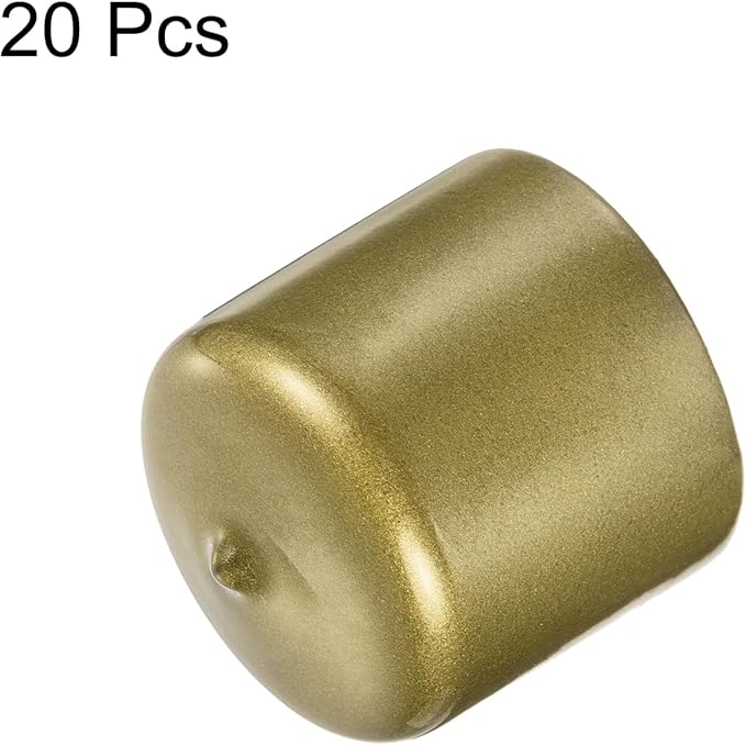 uxcell 20pcs Rubber End Caps 43mm ID Vinyl Round Tube Bolt Cap Cover Thread - Image 2