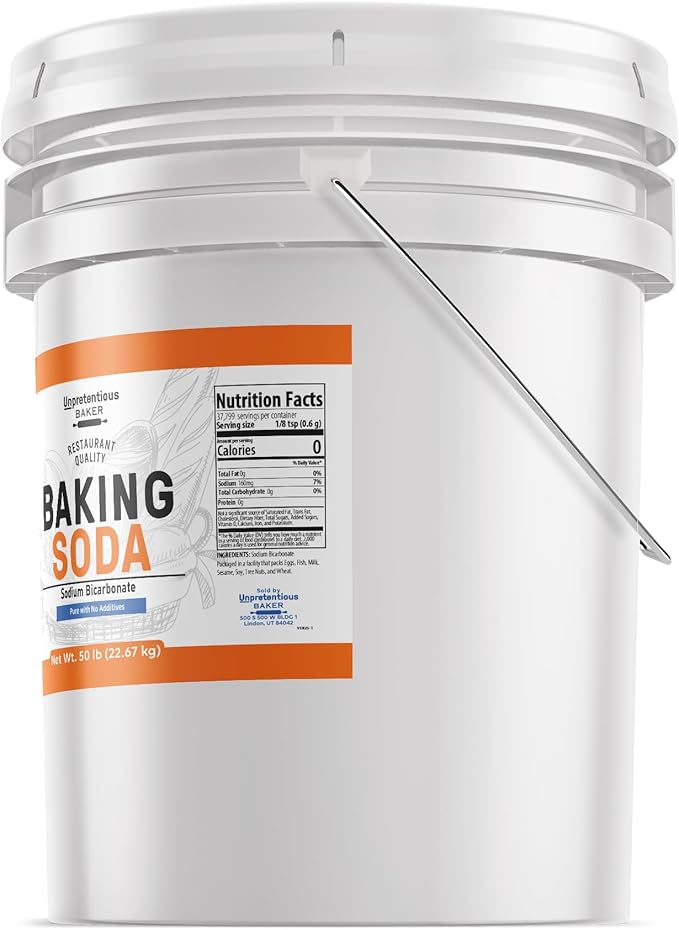 Unpretentious Baker Baking Soda, 5 Gallon Bucket - Image 3