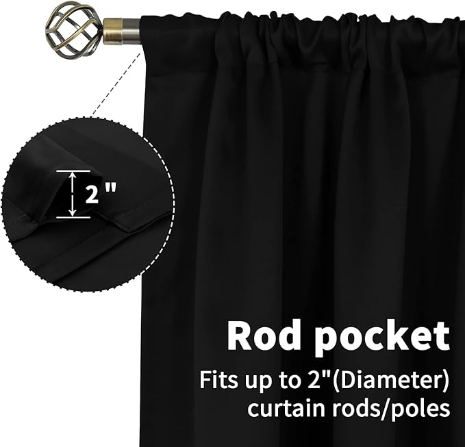 BGment 84 Inches Long Blackout Curtains - Image 4