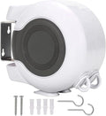 Retractable Double Clothesline – 49 ft x 2 Heavy Duty Clothes Line by HOXSURY