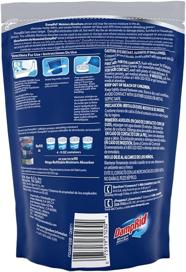 Damp Rid Refillable Moisture Absorber, Includes Single Damp Rid Fresh Scent - Image 7